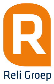 Logo reli groep blauw